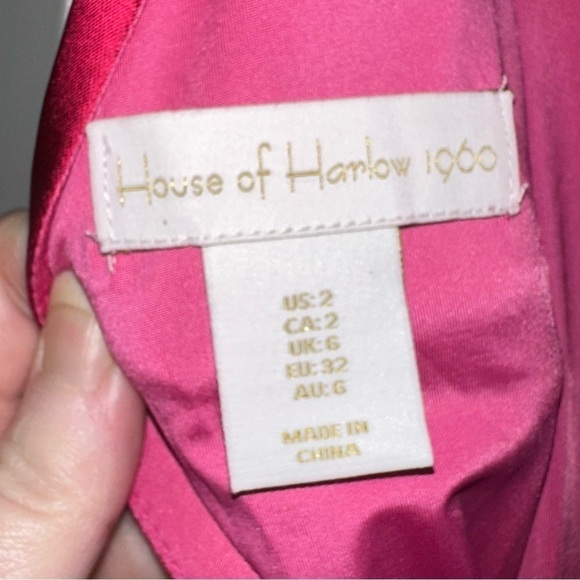 House of Harlow 1960-Pink Low Back Mini Dress Size 2-NWOT - Picture 8 of 9